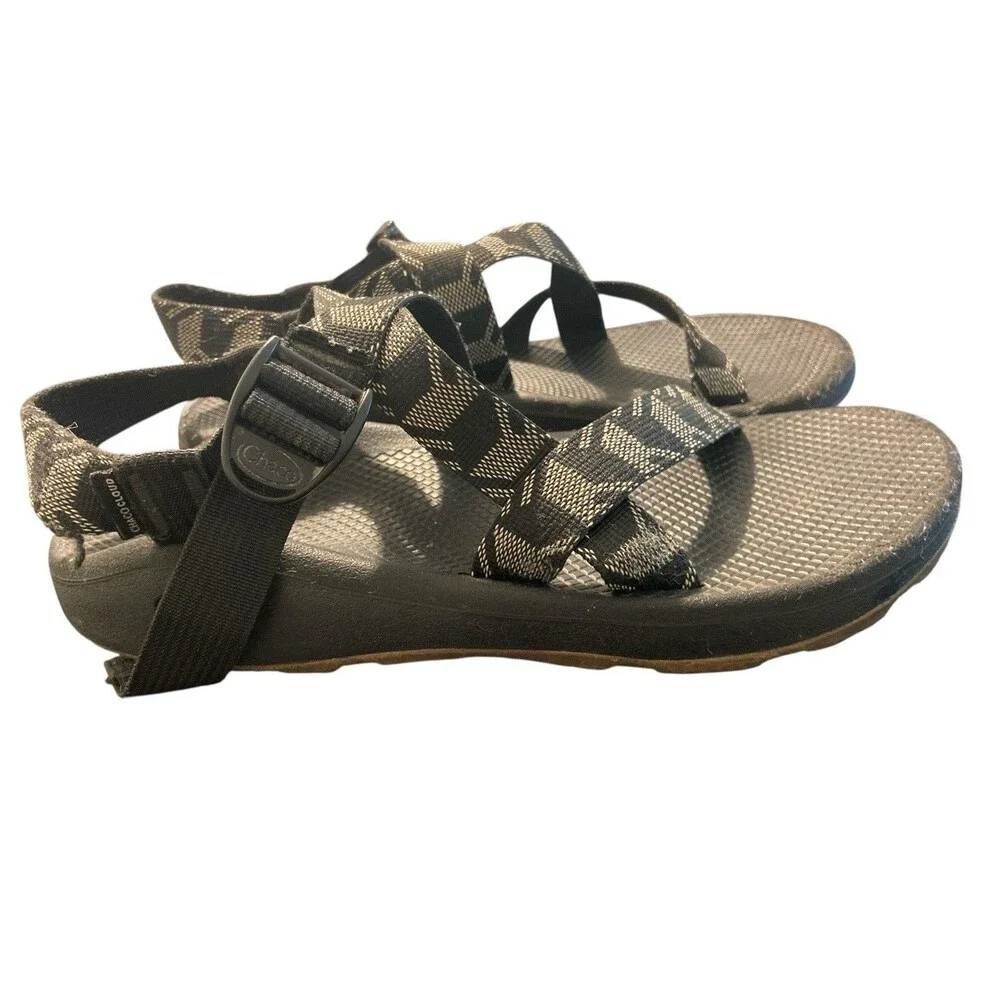 Chaco Z Cloud Adjustable Strap Sandal Gray/Black Men’s Size‎ 12 Hiking Walking